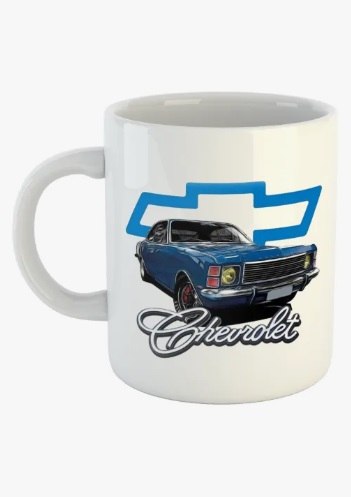 Caneca Chevrolet Opala da Loja Louca por Opalas