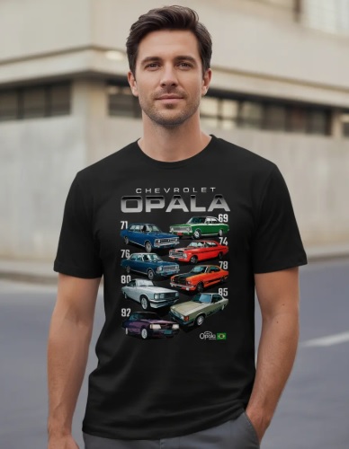Camiseta Algodão Clássicos Opalas da Loja Louca por Opalas