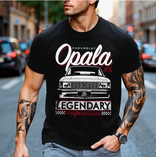 Camiseta Opala Legendary Modelo 2 da Lojha Louca por Opalas