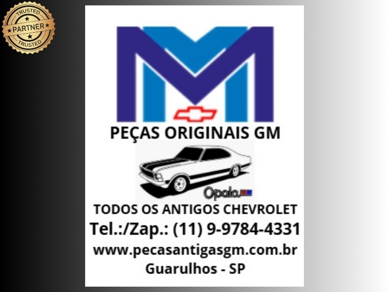 Banner do parceiro Moises - peças originais GM do Louca por Opalas